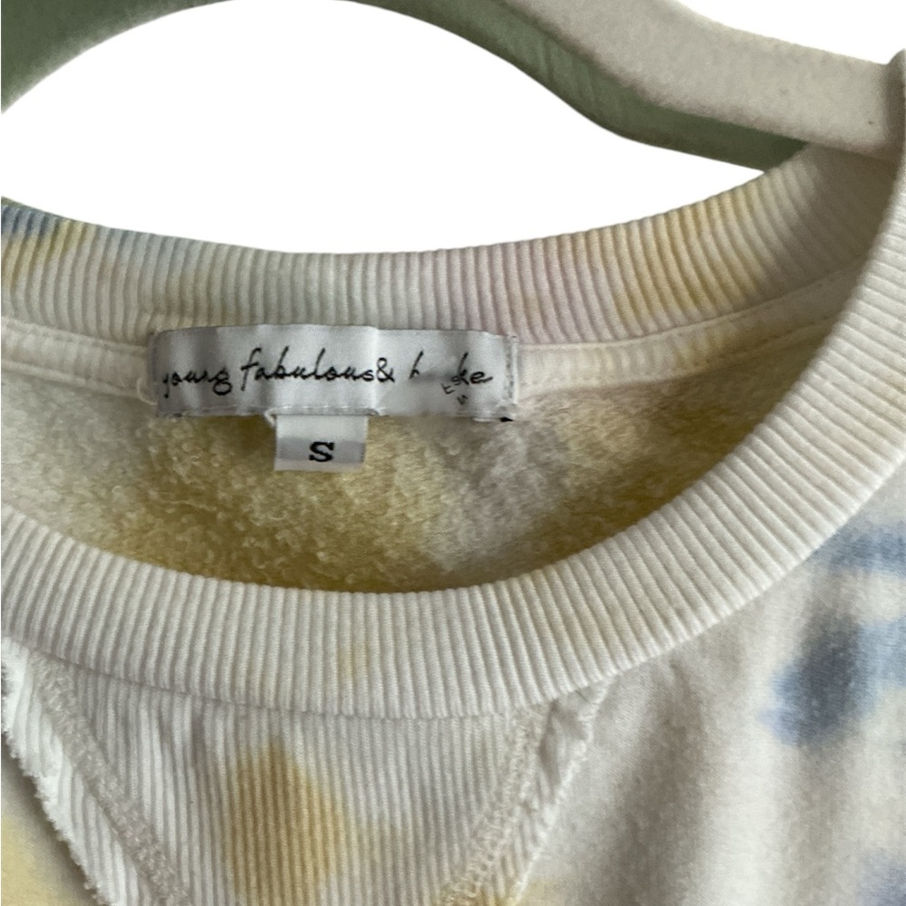 Young Fabulous & Broke Sweat Shirt Tie Dye Sz Small - Picture 2 of 4